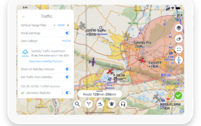SafeSky Traffic Awareness Embedded in EasyVFR