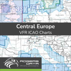 Rogers Data Central Europe VFR ICAO Chart 500k