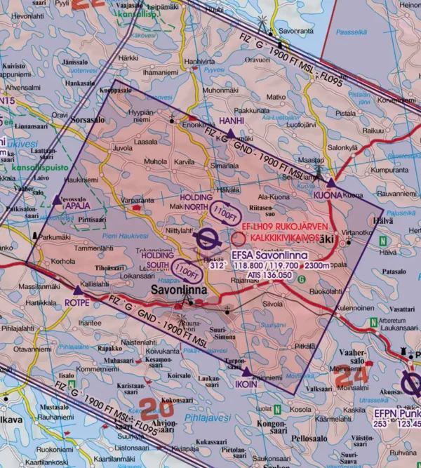 Rogers Data Scandinavia VFR ICAO Chart 500k – Bild 4