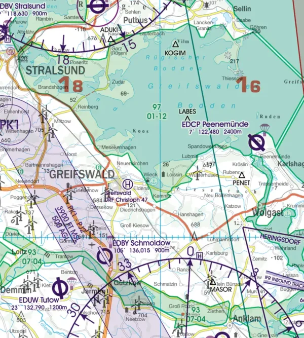 Rogers Data Full Europe Coverage VFR ICAO Chart 500k – Bild 11