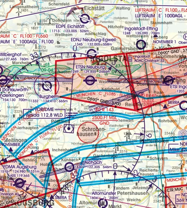 Rogers Data Full Europe Coverage VFR ICAO Chart 500k – Bild 12