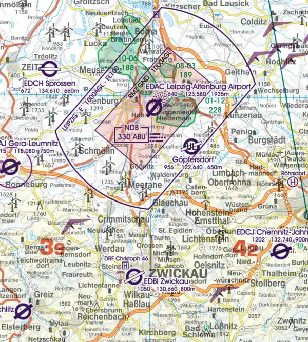 Rogers Data Full Europe Coverage VFR ICAO Chart 500k – Bild 13