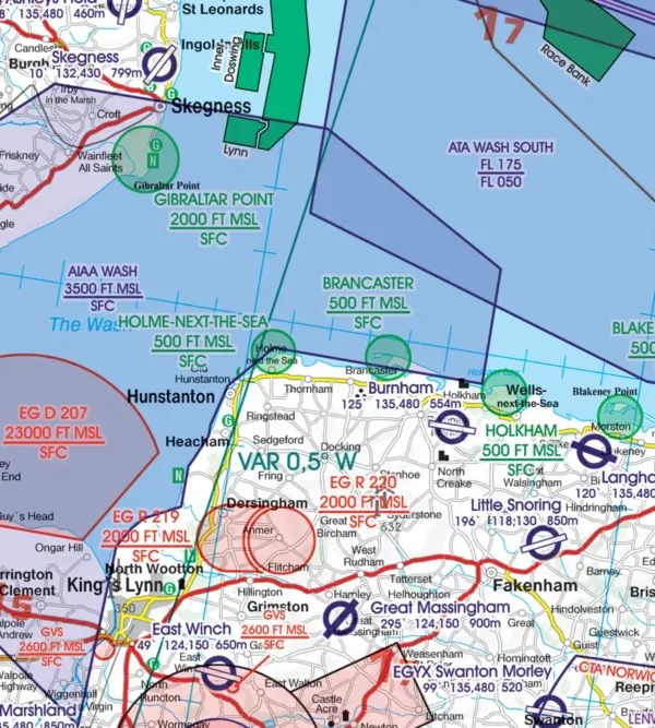 Rogers Data Great Britain & Ireland VFR ICAO Chart 500k - Image 6