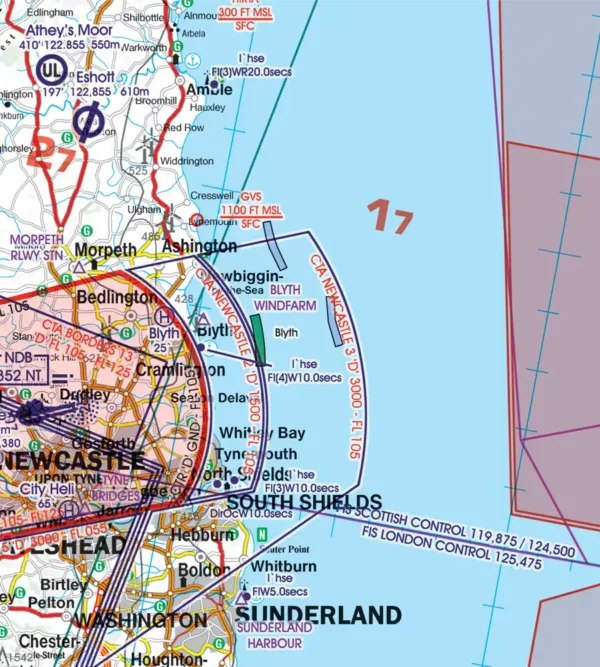 Rogers Data Great Britain & Ireland VFR ICAO Chart 500k - Image 4