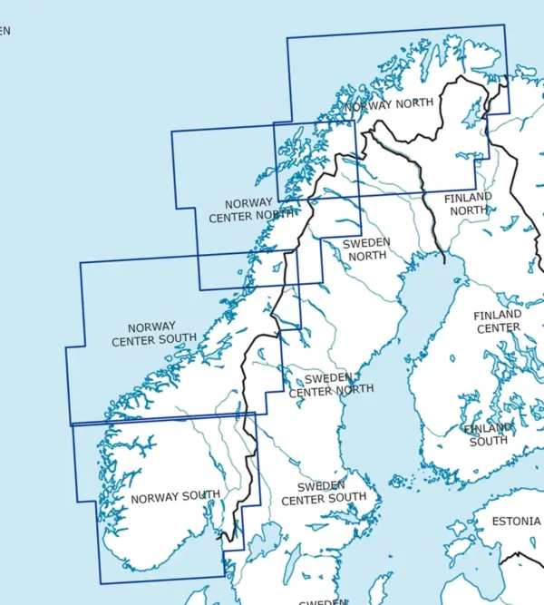 Rogers Data Scandinavia VFR ICAO Chart 500k – Bild 7