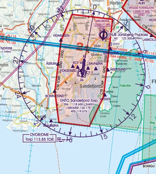 Rogers Data Scandinavia VFR ICAO Chart 500k – Bild 5