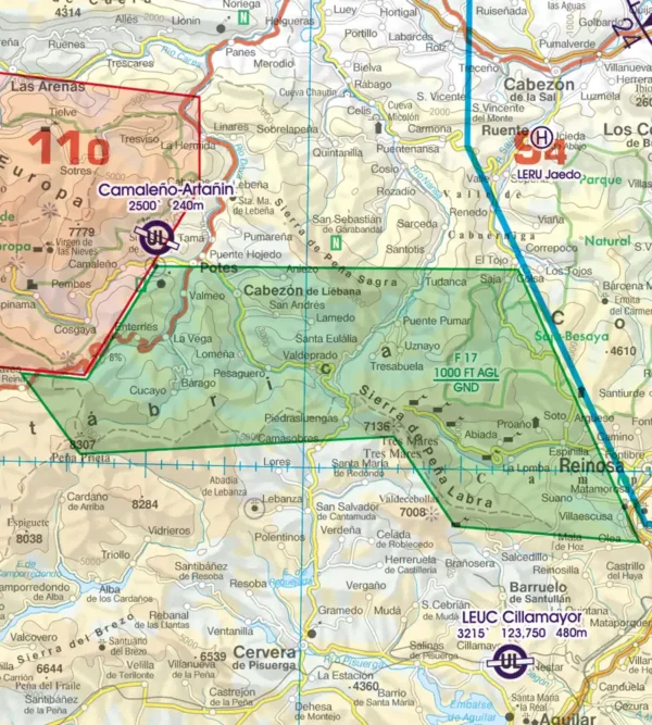 Rogers Data Full Europe Coverage VFR ICAO Chart 500k – Bild 15