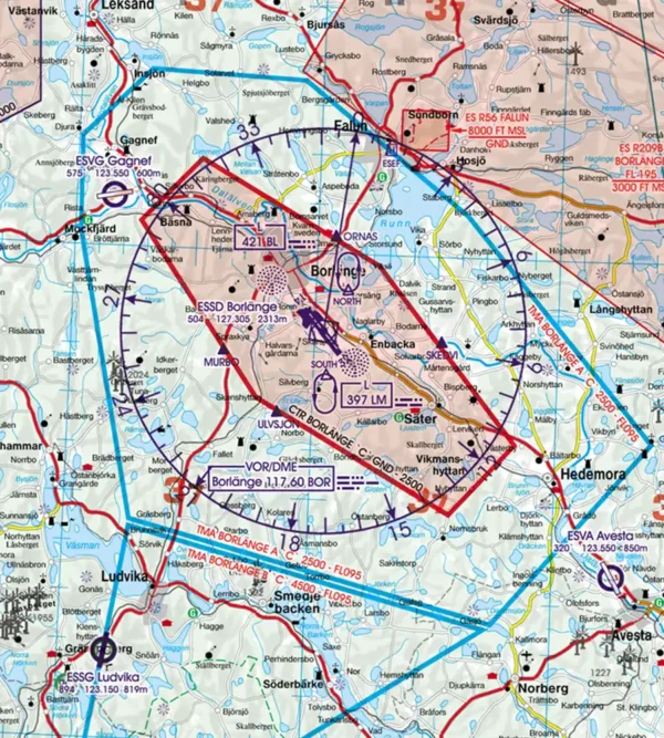 Rogers Data Scandinavia VFR ICAO Chart 500k – Bild 6