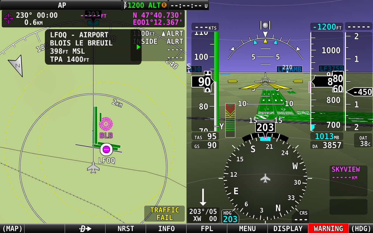 SkyView high precision runway depiction